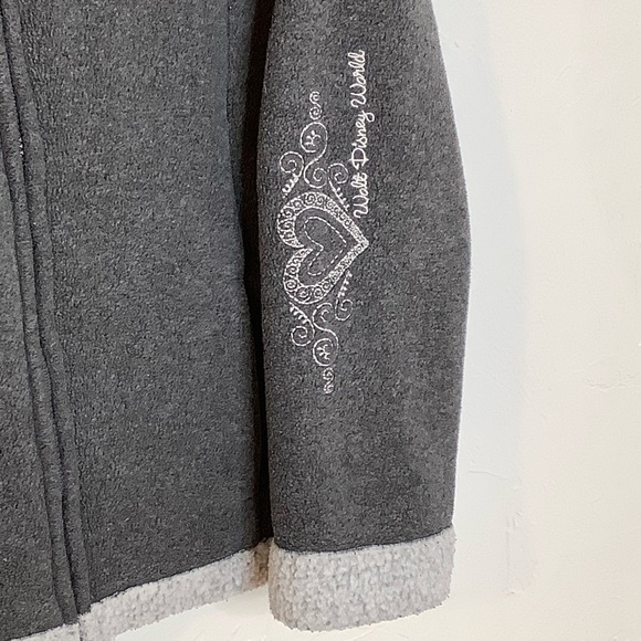 Disney zip up fleece Mickey Minnie sweater SZ M - Picture 10 of 14